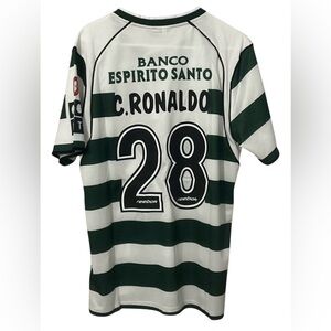 Sporting Lisbon Ronaldo Mens 2002 Soccer Jersey - NWT FAST SHIPPING ⚽️💯🔥